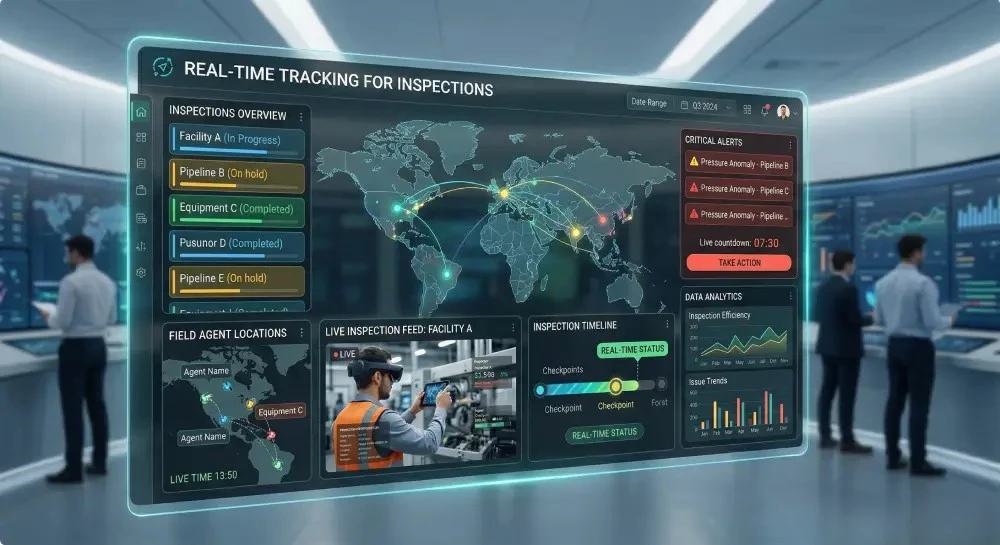 inspection real time tracking